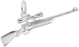 Image of Hunting Rifle Charm (Choose Metal) by Rembrandt