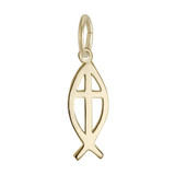 Image of Ichthus Charm (Choose Metal) by Rembrandt