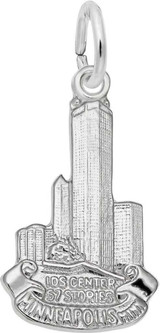Image of IDS Center Charm (Choose Metal) by Rembrandt