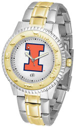 Image of Illinois Fighting Illini Competitor Two Tone Mens Watch