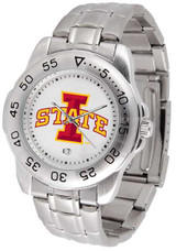 Image of Iowa State Cyclones Sport Steel Mens Watch