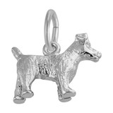 Image of Jack Russell Terrier Dog Charm (Choose Metal) by Rembrandt