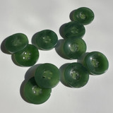 Natural Untreated Nephrite Jade Button - HNW-1244-3
