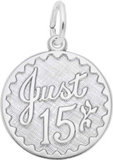 Image of Just Fifteen Charm (Choose Metal) by Rembrandt