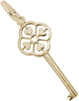 Image of Key To My Heart Charm (Choose Metal) by Rembrandt
