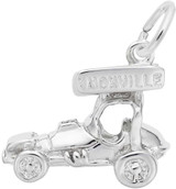 Image of Knoxville Sprint Car Charm (Choose Metal) by Rembrandt