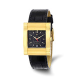 Image of Ladies Charles Hubert IP-plated Stainless Leather Band 29x35mm Watch
