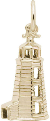 Image of Landfall Lighthouse Charm (Choose Metal) by Rembrandt