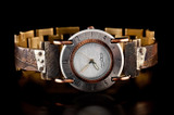 Image of Europa Copper and Sterling Silver - Narrow WatchCraft Handmade Watch
