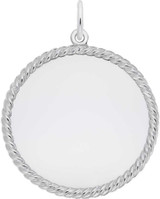 Image of Large Rope Charm (Choose Metal) by Rembrandt
