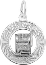 Image of Las Vegas Slot Machine Ring Charm (Choose Metal) by Rembrandt