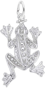 Image of Leopard Frog Charm (Choose Metal) by Rembrandt
