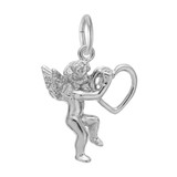 Image of Love Angel Charm (Choose Metal) by Rembrandt