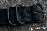 Image of Lum-Tec Watches - Replacement Parts - 22mm Black/PVD Nylon Strap