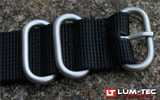 Image of Lum-Tec Watches - Replacement Parts - 24mm Black Nylon Strap