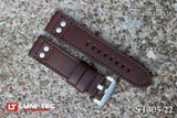 Image of Lum-Tec Watches - Replacement Parts - 24mm Chardon Riveter Leather Strap - (22mm Buckle NOT Included)