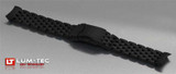 Image of Lum-Tec Watches - Replacement Parts - Combat B Bracelet (24H Quartz Models) Black PVD