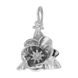Image of Magnolia Flower Charm (Choose Metal) by Rembrandt