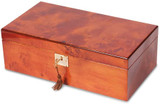 Image of Mapa Burlwood Veneer High Gloss Finish Multi Use Locking Collector Box