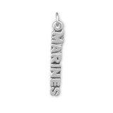 Image of MARINES Charm 925 Sterling Silver