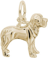 Image of Mastiff Dog Charm (Choose Metal) by Rembrandt