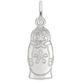 Image of Matryoshka Doll 2 Sided Charm (Choose Metal) by Rembrandt