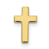 Image of Mens 14K Yellow Gold Cross Tie Tac XR460