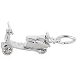Image of Moped Scooter Charm (Choose Metal) by Rembrandt