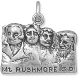 Image of Mt. Rushmore South Dakota Charm 925 Sterling Silver