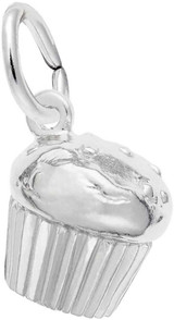 Image of Muffin Charm (Choose Metal) by Rembrandt