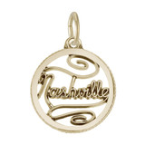 Image of Nashville Faceted Charm (Choose Metal) by Rembrandt