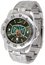 Image of Ohio University Bobcats Sport Steel AnoChrome Mens Watch