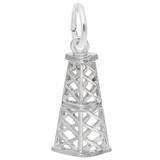 Image of Oil Rig Charm (Choose Metal) by Rembrandt