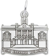 Image of Old Exchange Building Charm (Choose Metal) by Rembrandt