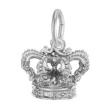 Image of Ornate Royal Crown Charm (Choose Metal) by Rembrandt