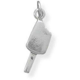 Image of Oxidized Ice Cream Bar Charm 925 Sterling Silver