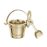 Image of Pail And Shovel Charm (Choose Metal) by Rembrandt