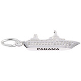 Image of Panama Cruise Ship 3D Charm (Choose Metal) by Rembrandt