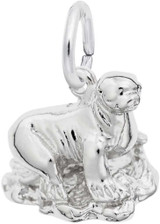 Image of Pier 39 Sea Lion Charm (Choose Metal) by Rembrandt