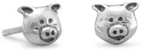 Image of Piggy Stud Earrings 925 Sterling Silver