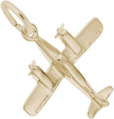 Image of Piper Aztec Plane Charm (Choose Metal) by Rembrandt