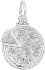 Image of Pizza Pie Charm (Choose Metal) by Rembrandt