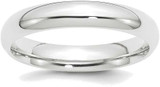 Image of Platinum 4mm Comfort-Fit Wedding Band Ring
