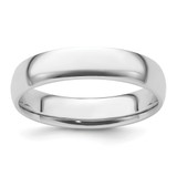 Image of Platinum 5mm Half-Round Comfort Fit Lightweight Band Ring