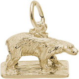 Image of Polar Bear On Ice Charm (Choose Metal) by Rembrandt