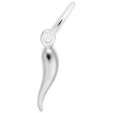 Image of Pretty Italian Horn Charm (Choose Metal) by Rembrandt