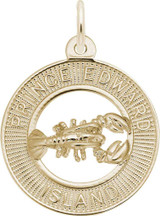 Image of Prince Edward Island (PEI) Lobster Charm (Choose Metal) by Rembrandt