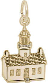 Image of Pt Loma, CA Lighthouse Charm (Choose Metal) by Rembrandt
