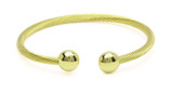 Q Ray - Deluxe Series - Gold-tone Deluxe Cuff Bracelet (Q381) Q-Ray QRay