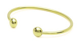Image of Q Ray - Standard Series - Gold-tone Standard Cuff Bracelet (Q341)